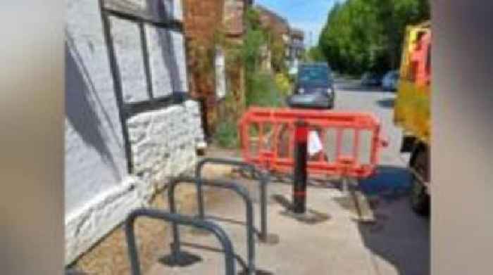 Village bicycle stands leave people racked off