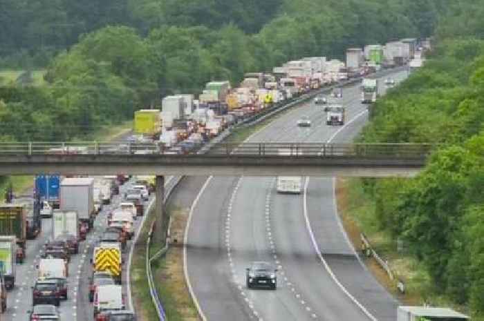 Live M20 traffic updates as crash partially blocks motorway and delays build