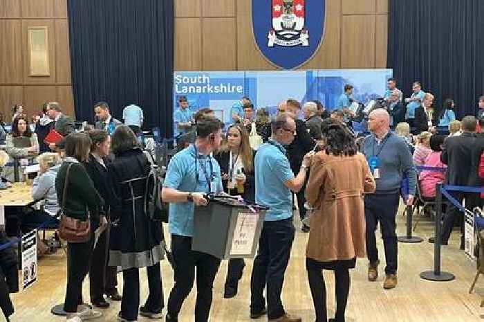 Count is under way in Hamilton, Larkhall & Stonehouse by-election