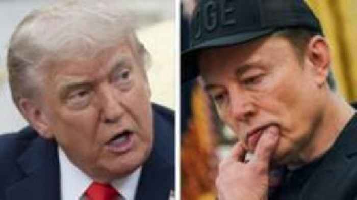Trump and Musk trade insults as row erupts in public view