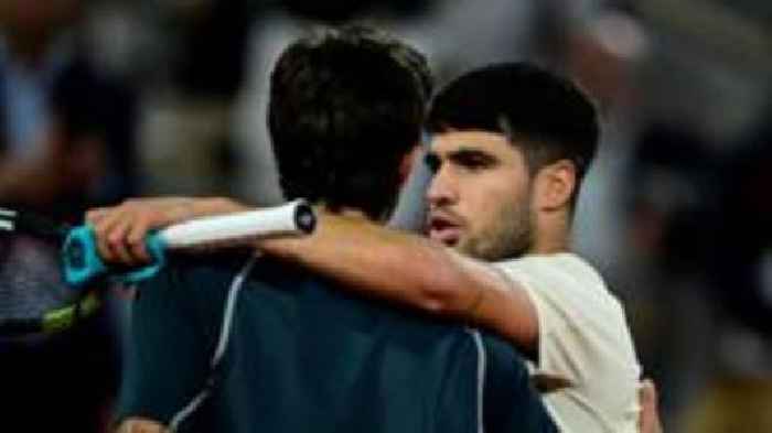 Alcaraz into French Open final after Musetti quits