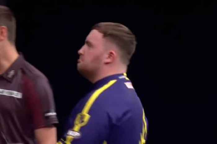 Luke Littler sails past opponent during Nordic Darts Masters after slow start