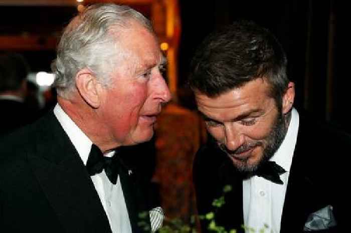 David Beckham’s reaction to knighthood quip in presence of King Charles said it all