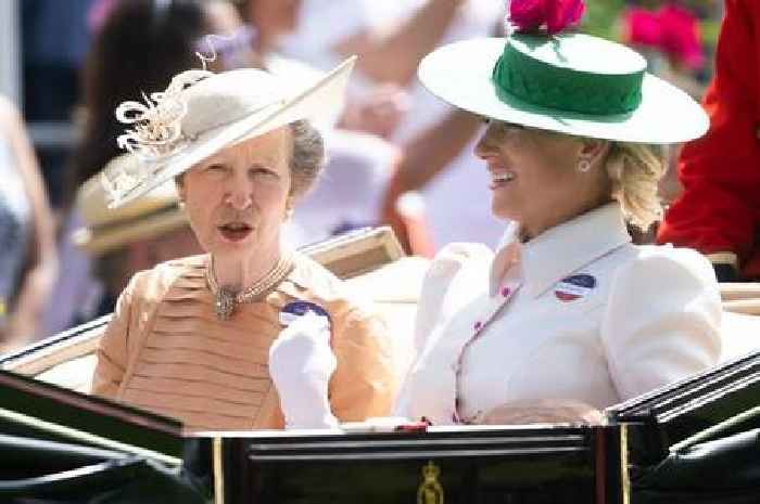 Princess Anne given bizarre gift that came in handy for Mike and Zara Tindall