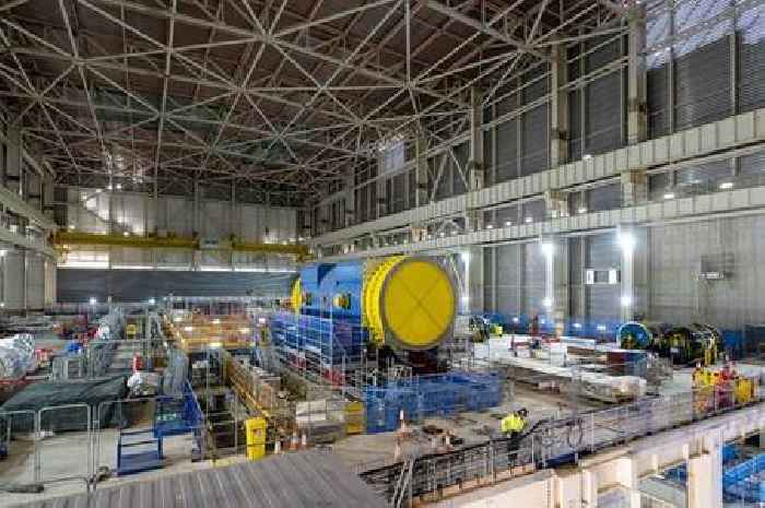Incredible pictures show latest on new Hinkley Point C nuclear power station