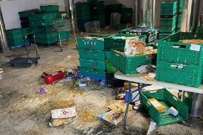 Boy, 14, arrested after food bank broken into and vandalised