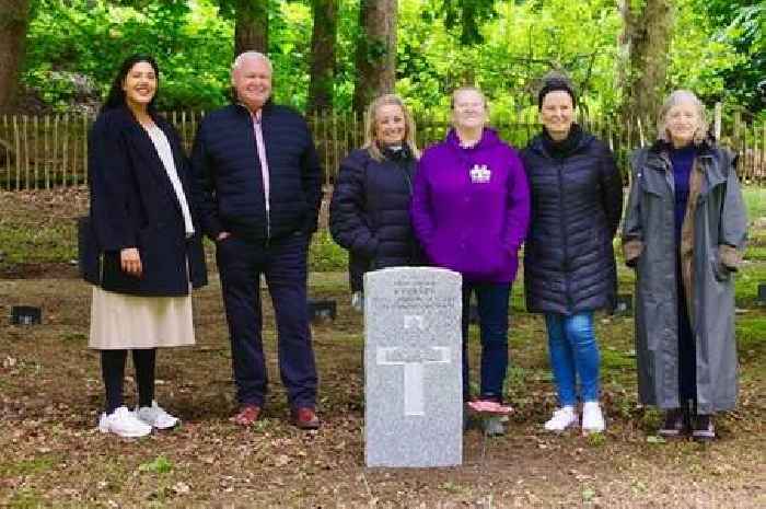 Commonwealth Stone erected in Hartwood Cemetery to remember World War One soldier