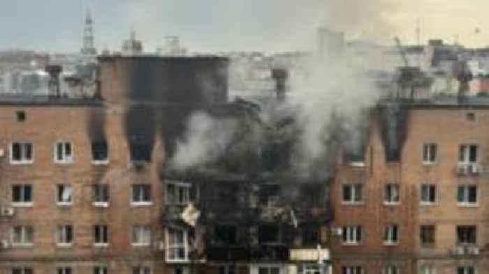 Biggest drone strike hits Ukraine's second city