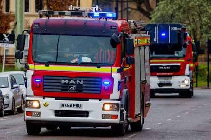 Three trapped after vehicle crashes into stream