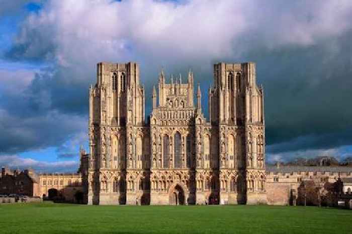 Film crews arrive at Wells Cathedral to shoot new Hollywood movie