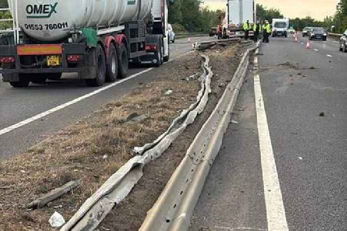 Lorry crash sees lane closures and 40mph last three days on busy Cambs road
