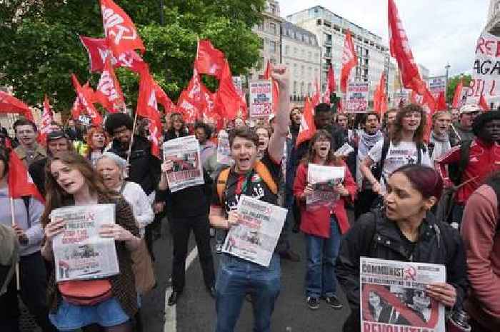 DWP benefits cut protest sees thousands of people gather in London