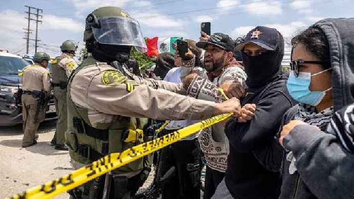 National Guard to be deployed to immigration 'riots' - as Trump claims state officials 'can't do their jobs'