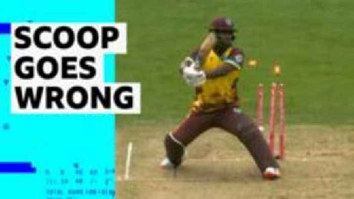 'Extraordinary dismissal!' - Charles nutmegs himself to lose wicket