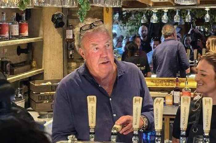 Jeremy Clarkson shares 'chaotic' unseen footage from pub's big opening day in new clip