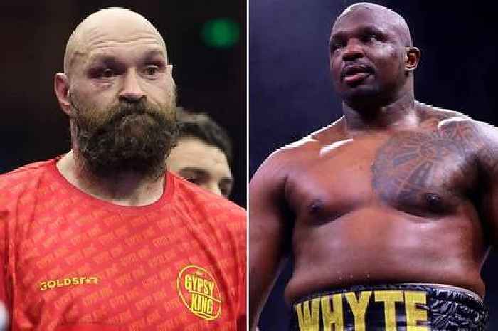 Tyson Fury made his anger known before Dillian Whyte was read the riot act