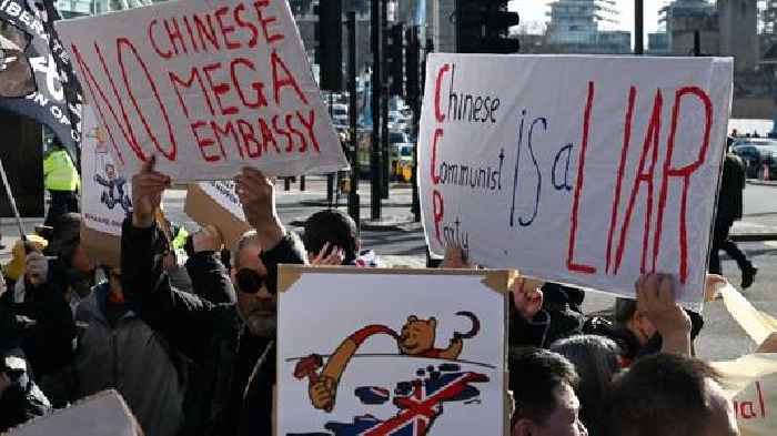 Minister dismisses US misgivings over Chinese 'super embassy' in London - as Tories warn of 'espionage base'