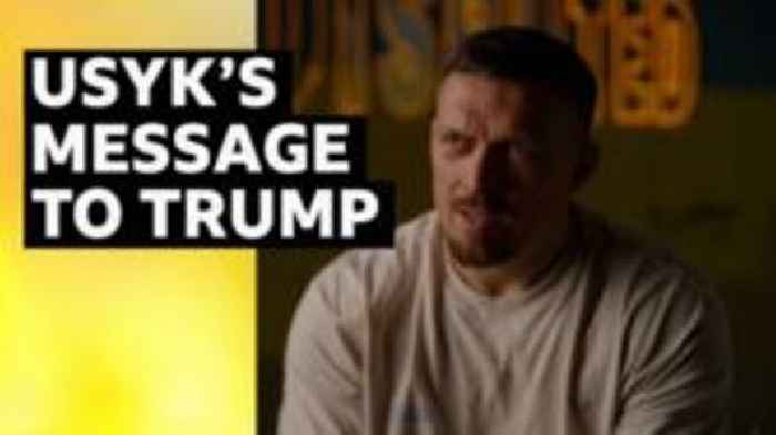 Usyk invites Trump to 'live in my house' to experience Ukraine war