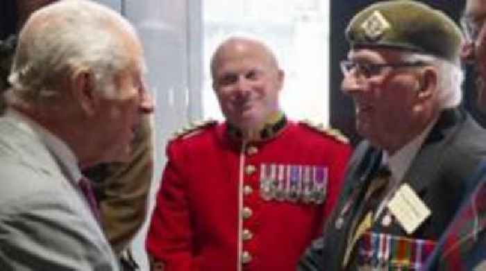King Charles tells 101-year-old 'keep drinking whisky' during Lancaster visit