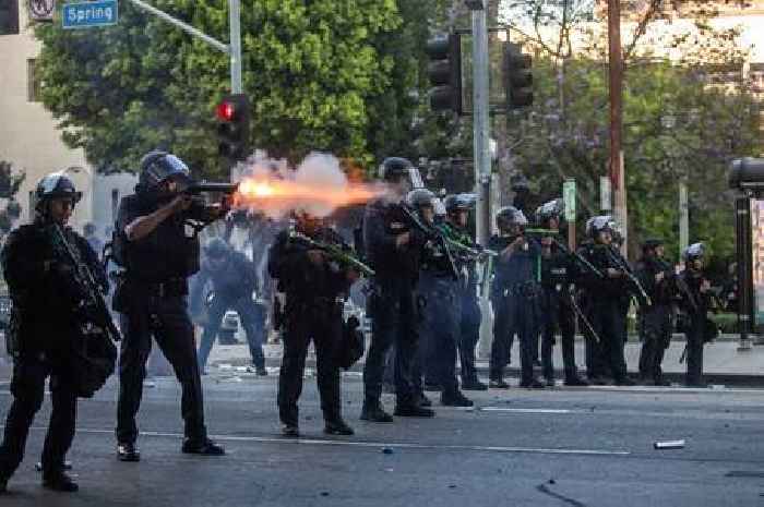 UK man has emergency surgery after being 'shot' in LA protests