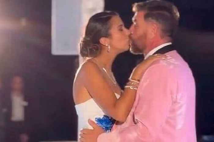 Nick Knowles' wife Katie Dadzie dons second dress for lively wedding reception