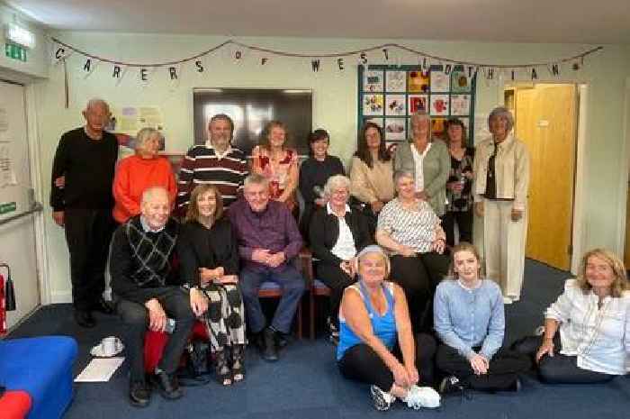 Caring volunteer receives award for her dedication and long service at West Lothian event