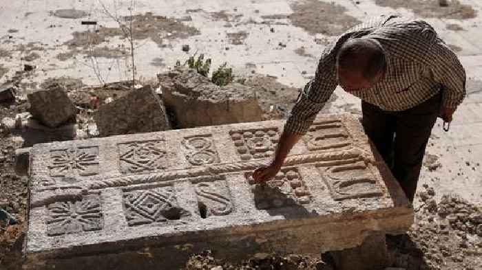 Contractor discovers ancient tomb complex after clearing rubble of destroyed home