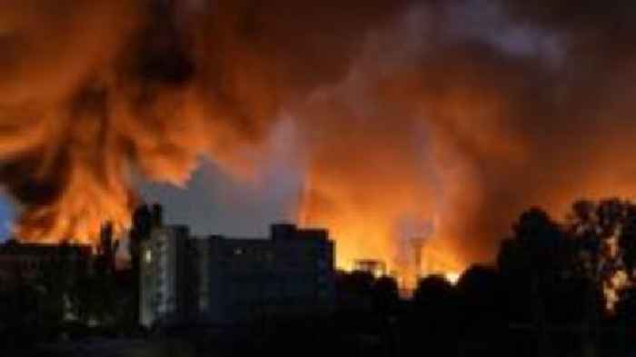 Russian drones buzz for hours over Kyiv - and they're getting more destructive