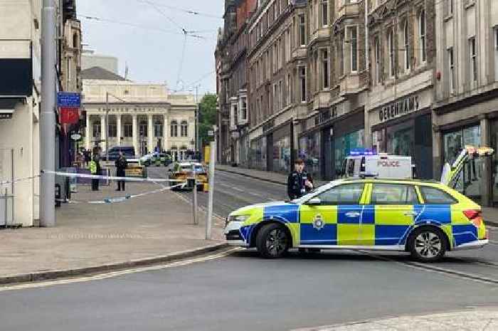 Manhunt continues after 'appalling' Nottingham city centre stabbing
