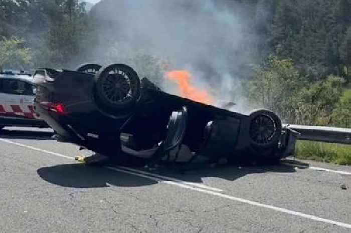 Phat Lads owner dodges death after escaping fireball Audi in holiday horror crash
