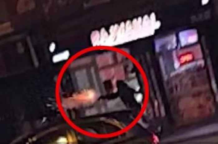 Chilling footage shows Birmingham shooting 'target' use passer-by as a human shield