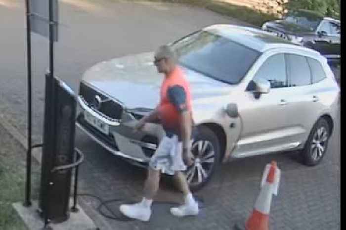 Police want to speak to this man about vehicle damage following incident in Surrey car park
