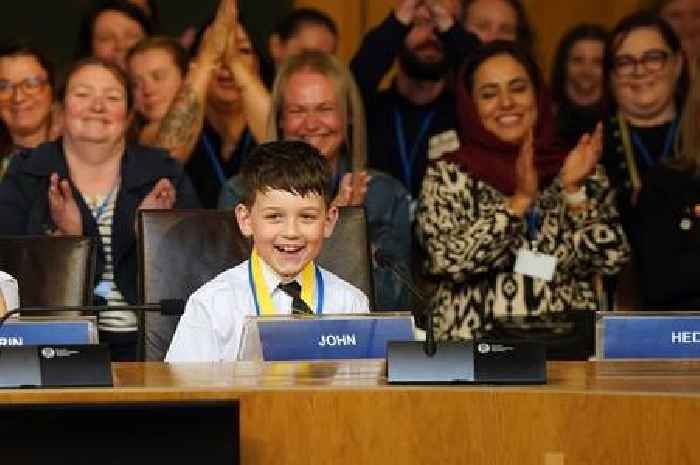 West Lothian schoolboy joins big bunch of jokers at the Scottish Parliament