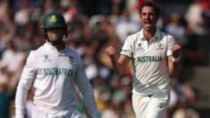 Australia fight back as 14 wickets fall in World Test final