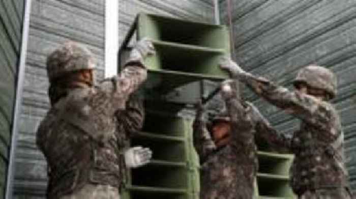 South Korea turns off propaganda loudspeakers to North