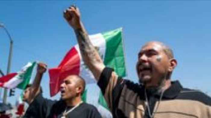 Watch: 'It's important' - LA protesters on why they're taking to the streets