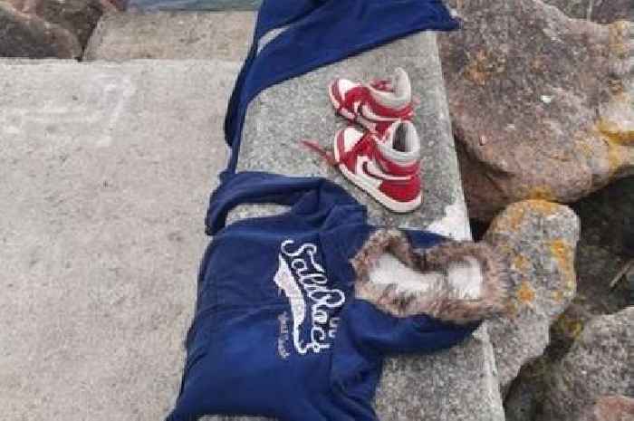 Mystery as child's clothing abandoned on seafront triggers coastguard search