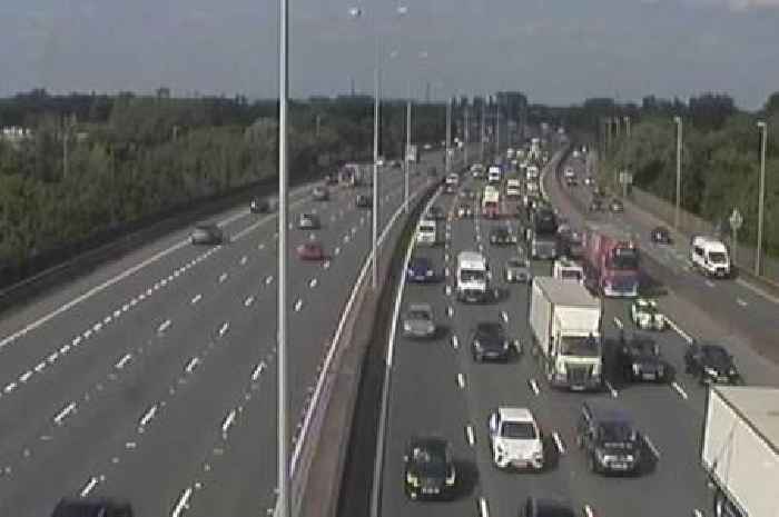 'Severe' Surrey M25 delays after crash between horse box and van near Chertsey