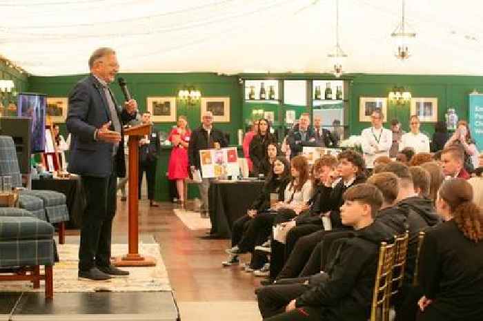 Celebrity chef Raymond Blanc inspires Ayrshire school pupils into hospitality