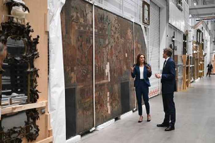Princess of Wales makes hands-on visit to examine museum’s exhibits
