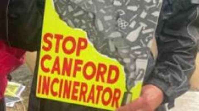 Protest held as council debates incinerator plan