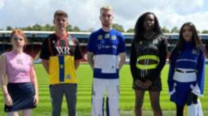 Students turn old football kits into fashion