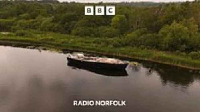 WW2 boat saved from the river ahead of restoration