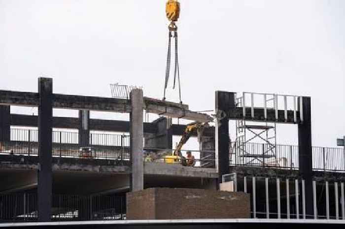 Kilmarnock multi-storey car park demolition makes progress