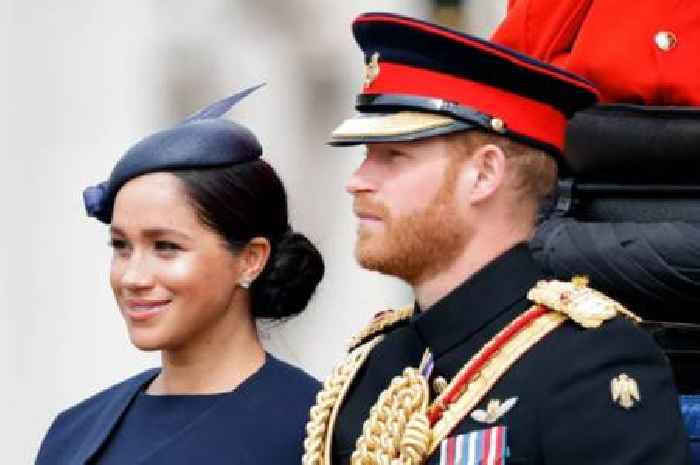 Prince Harry and Meghan Markle's awkward Trooping the Colour moment just months before quitting Firm