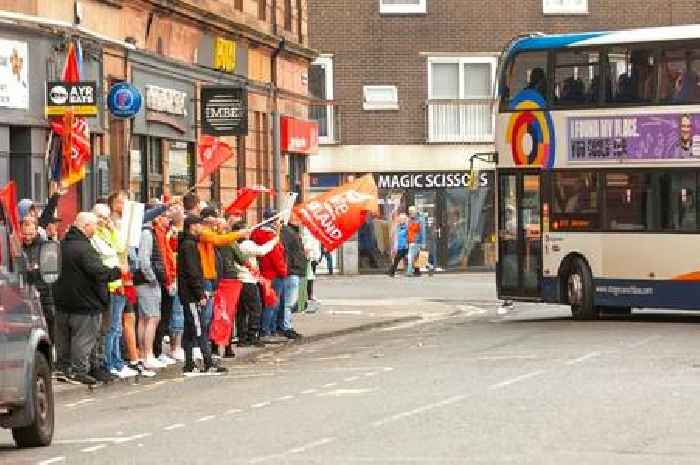 Stagecoach bus drivers in from across the UK to cover Ayrshire strikes