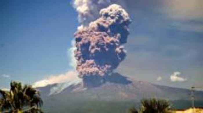 'We witnessed volcano eruption 12 miles from us'