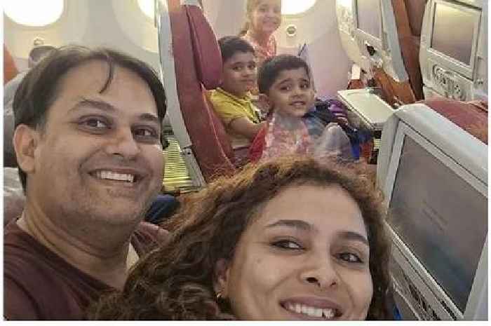 Heart-breaking final selfie of East Midlands doctor and family on Air India flight