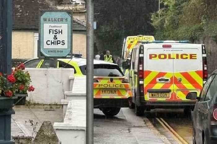 Live: Major police incident near St Austell fish and chip shop