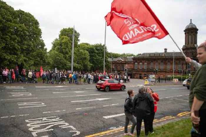 Ayrshire Stagecoach strike shows no sign of halting as drivers picket bus station